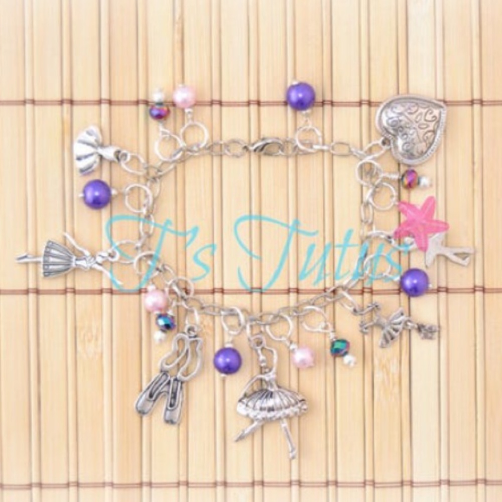 I Love Ballet Charm Bracelet